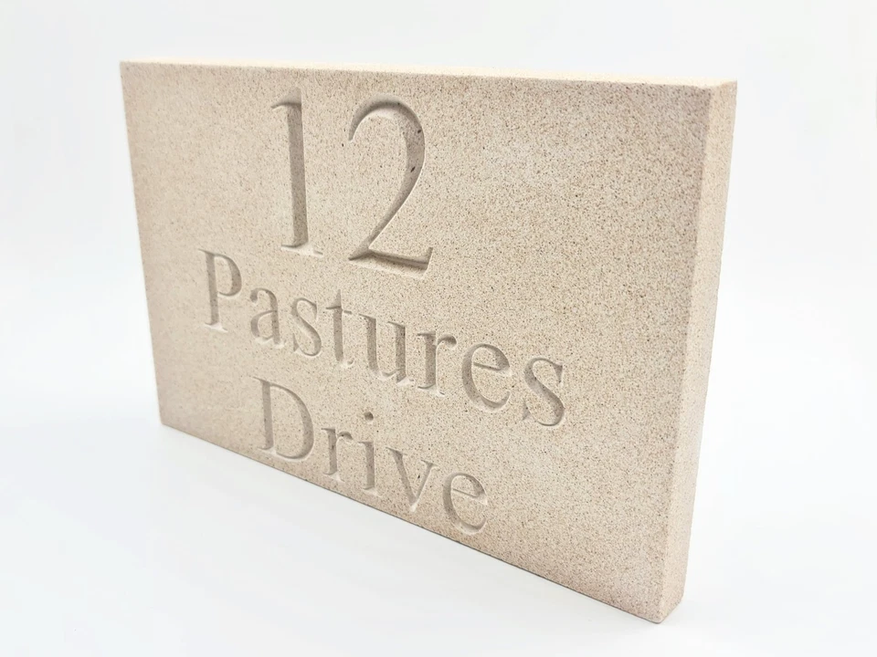 House Sign Natural Stone | Various Sizes | Deep Engraved | Name Address Plaque - Image 4 of 4