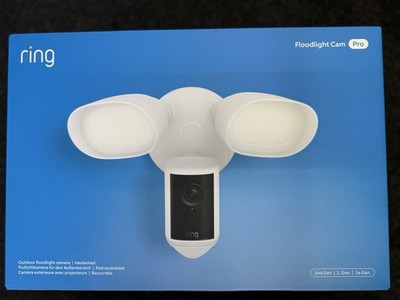 Ring Floodlight Camera Pro 4K (2nd Gen) Ultra HD Überwachungskamera NEU UVP 249,99£