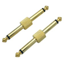 6.5mm Mono Male to 6.35mm Male Stereo Audio Adapter