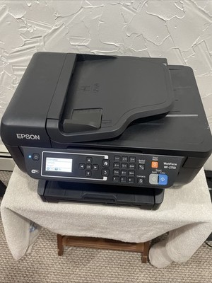 Epson WorkForce WF-2750 All-in-One Wireless Printer Includes Ac Wire - Needs Ink