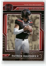 2025 Panini Icon Collection Mahomes - Campus Legends Patrick Mahomes II CL-3 Red
