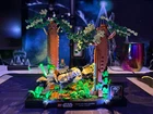 LEGO Star Wars 75353 Endor Speeder Bike Diorama LED Lighted LMB Display