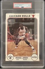 1985 Interlake Bulls Michael Jordan Rookie Card Graded PSA 2.. rookie card picture