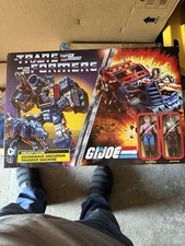 Transformers x G.I. Joe Collaborative Soundwave Dreadnok Thunder Machine Box Set