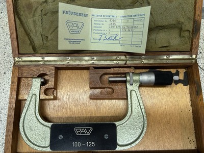 PAV-Teller Bügelmessschraube Micrometer Messschraube 100-125 mm RHV20865