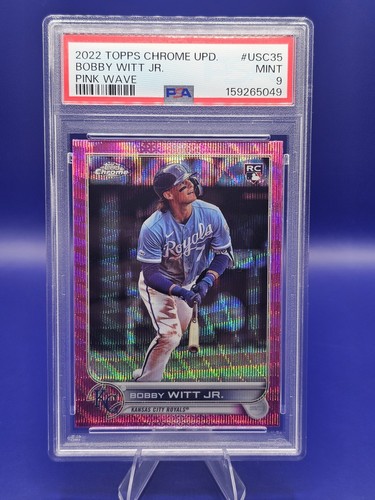 Bobby Witt Jr. [Pink Wave] #USC35 2022 Topps Chrome Update card