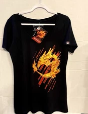 Women’s Pokemon Center Charizard Firestorm Fitted Shirt (XL) New with Tags