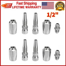 2X Hydraulic Hose Repair Kit 1/2 ID For R2, R16, R17, R19 2-Wire Hydraulic Hoses