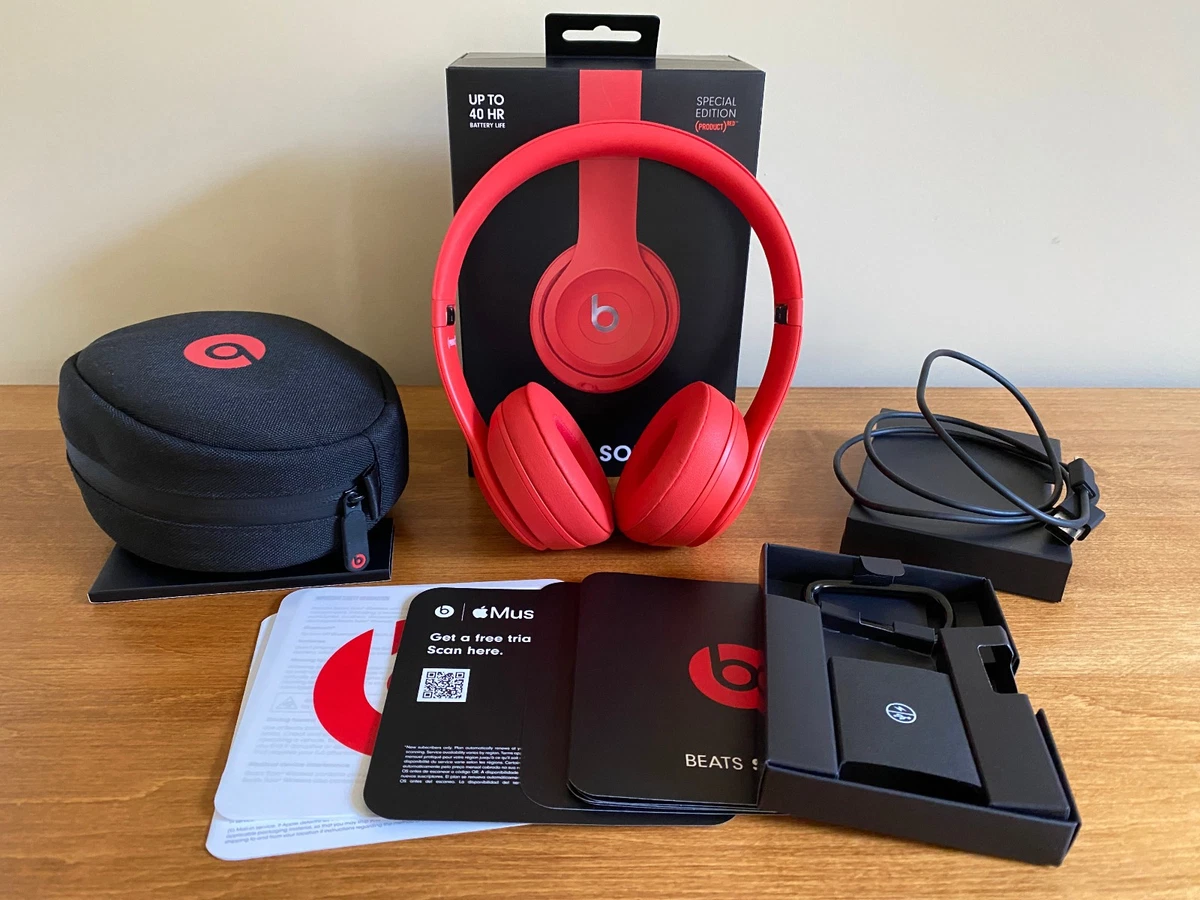 Beats by Dr. Dre Solo3 Red Headphones for Sale - Shop New & Used