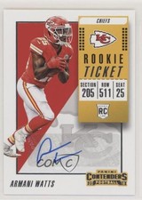 2018 Contenders Rookie Ticket/Rookie Ticket Variation Armani Watts #278 Auto 0w8