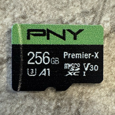 PNY Premier-X 256GB microSDXC High Speed U3 Class 3 Memory Card