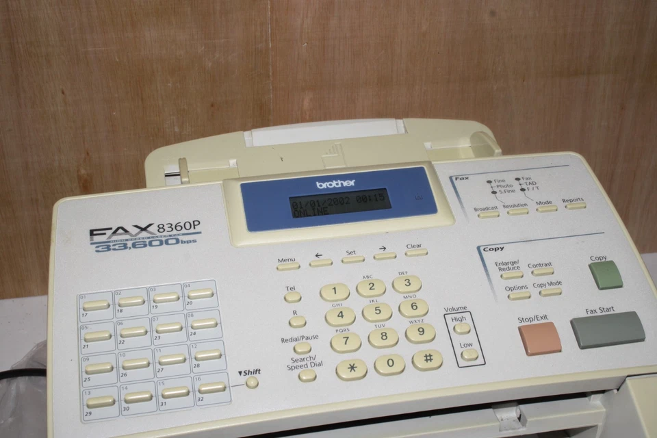 BROTHER FAX-8360P  Laser Fax Machine-USED SPARE AND REPAIR-FREE UK MAINLAND POST - Image 2 of 4