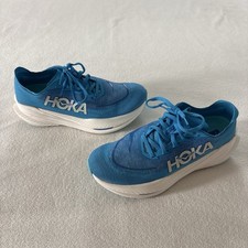 Hoka One One Mach X 2 Running Shoes Men's 9.5 Blue White