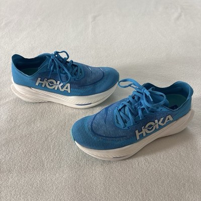 Hoka One One Mach X 2 Running Shoes Men's 9.5 Blue White