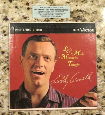 Eddy Arnold 33 RPM EP Let's Make Memories Tonight RCA LSP-2337 Stereo W/JB STRIP