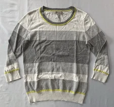 Banana Republic Women’s 3/4 Sleeve Sweater Metallic Thread Angora Blend - Medium