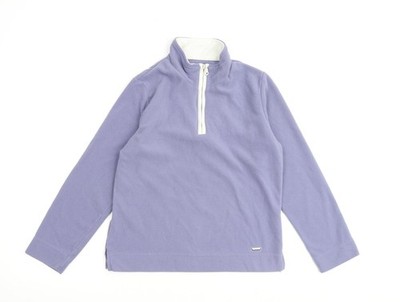 Active Damen lila Polyester Pullover Sweatshirt Größe 10 Reißverschluss