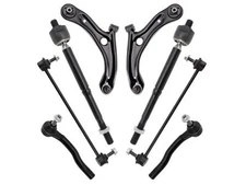 Front Control Arm Ball Joint Tie Rod and Sway Bar Link Kit For Honda Fit XQ329JF