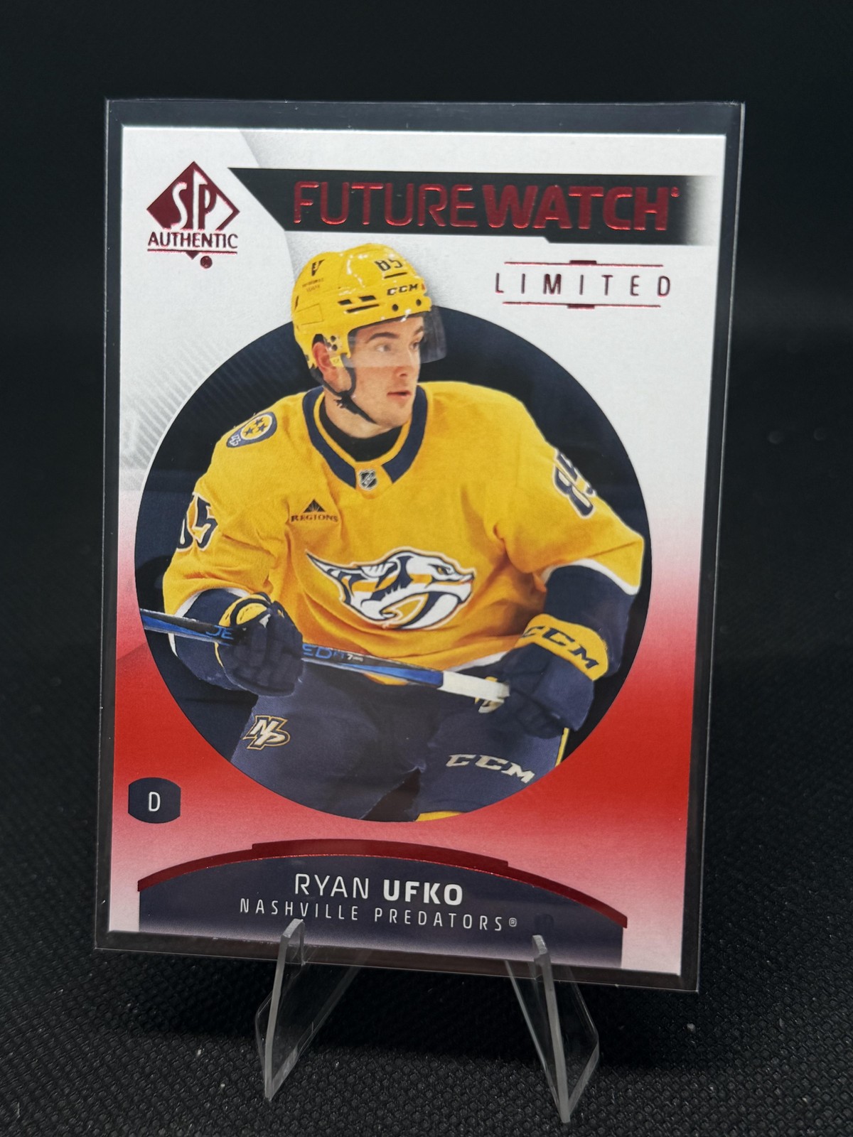 2025-26 SP Authentic #145 Ryan Ufko Future Watch Limited Red