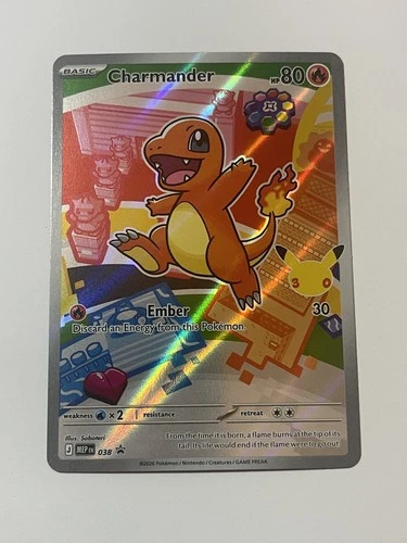 Pokémon Charmander 30th Anniversary First Partner Promo Card 30th-P-002