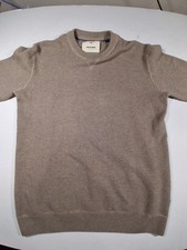 Jack And Jones Mens Knit Crew Neck Brown Long Sleeve Size Large