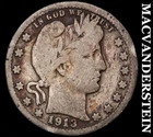 1913 Barber Quarter- Silver- Semi Key Better Date No Reserve #J6926