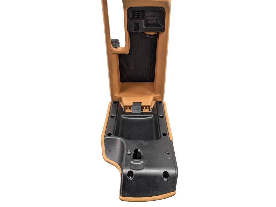 Porsche Cayman 2006-2008 OEM consola central delantera reposabrazos almacenamiento beige Foto 2 de 4