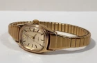 Vintage Timex Women's Dainty Gold Tone Speidel USA Stretch Band