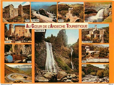 Postcard - 07 - Ardèche - In the heart of the tourist Ardèche - The Ray Pic and