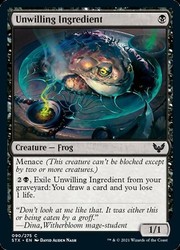 Unwilling Ingredient Foil Strixhaven: School of Mages #090