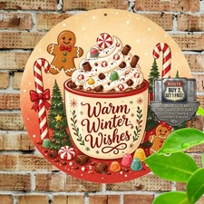 Farmhouse Dog Christmas Sign Winter Pet Lover Wall Decor