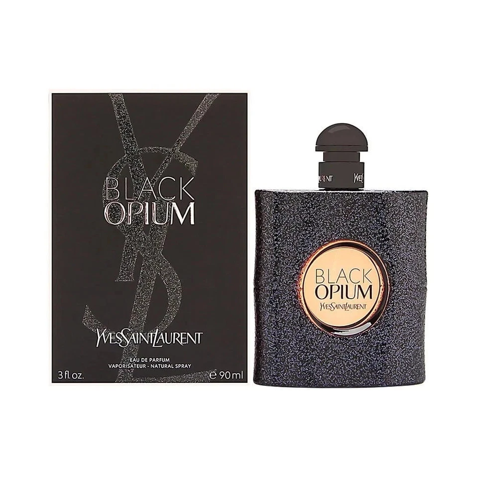 Perfume para mujer Black Opium de Yves Saint Laurent 3 oz EDP nuevo en caja Foto 2 de 3