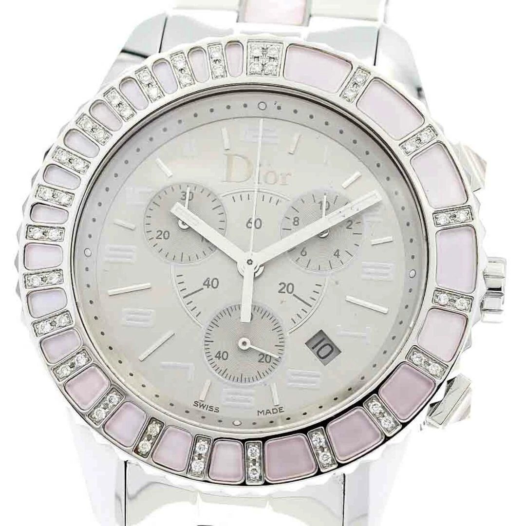 Dior CD114315 Chronographe Cristal Date Quartz Garçons 877166