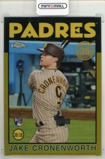 2021 Topps Chrome Series 2 Jake Cronenworth 1986 Topps Gold /50