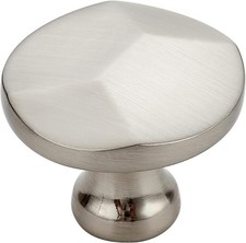 30 Pack Brushed Nickel Cabinet Knobs Zinc Alloy Drawer Pulls Round