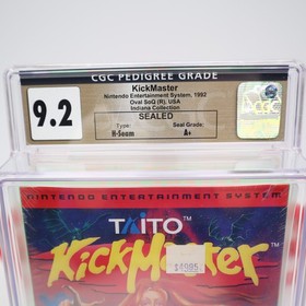 NES Nintendo KICKMASTER / KICK MASTER - CGC GRADED INDIANA 9.2 A+ NEW & Sealed! 