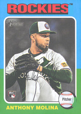 2024 Topps Heritage High Number - #641 Anthony Molina Rockies