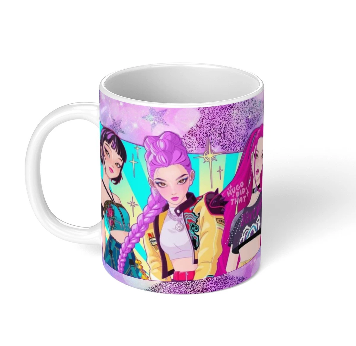 Brandani Set tazzine caffè bone china con piatto 4 pz (160ml) CANI & GATTI Colori assortiti 52408