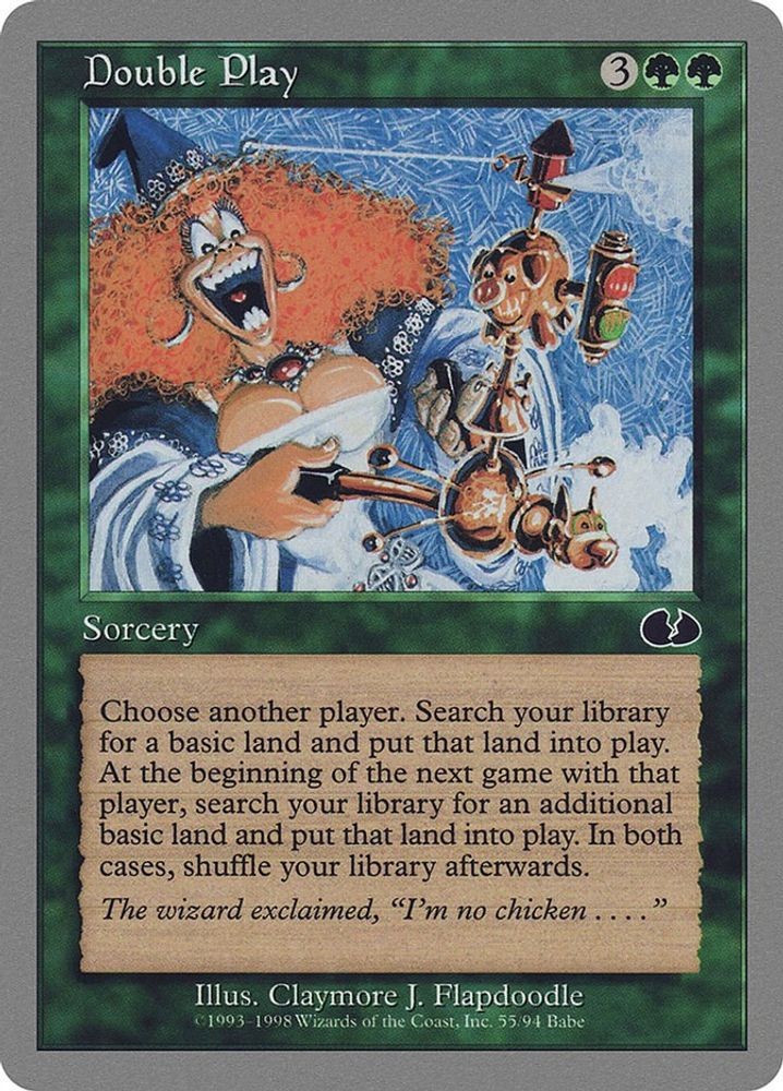 Double Play #55 Unglued Lightly Played Magic The Gathering