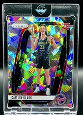 2024 Panini Prizm WNBA Caitlin Clark #145 (RC) Rookie Variation Cracked Ice