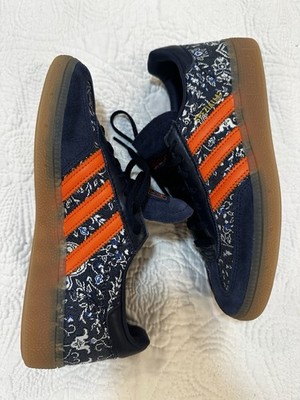 New Adidas Women's Handball Spezial Shoes - Night Indigo/ Orange