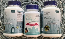 3 x Gut and Colon Support 15 Day Cleanse Colon Cleansing 90 Capsules EXP 2026
