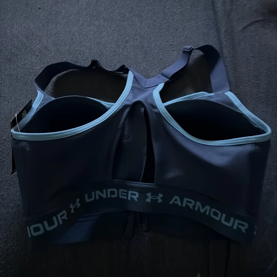 Sutiã feminino Under Armor tamanho 34 DD azul - Imagem 3 de 3