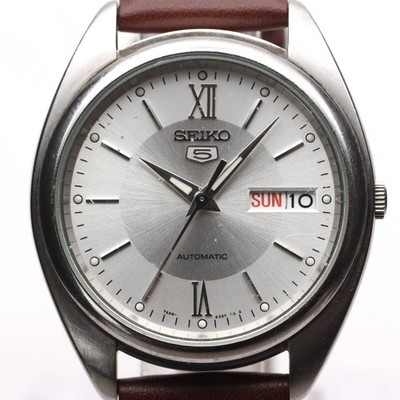 Seiko 5 Automatic Day-Date Vintage Mens Watch For Parts 7S26 Japan