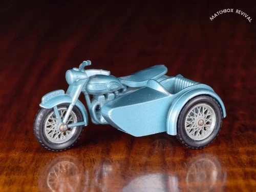 Lesney Matchbox No.4c Triumph Motorcycle Sidecar
