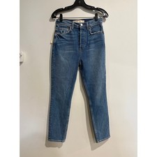 NWT GRLFRND The Piper Super High Rise Stretch Slim Crop Jeans Laurel Canyon 26