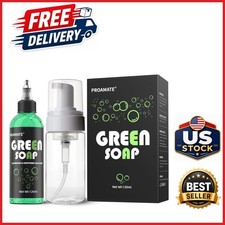 Green Tattoo Soap 4OZ with Foam Bottle for Tattoo Aftercare and Cleaning