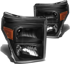Headlights Assembly Compatible with 11-16 F-250 / F-350 / F-450 / F-550 Super Du