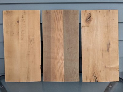 3 Antique Thin Poplar Wood Boards Project Lumber 7 1/2 X 15 X 3/16 Lot X62