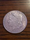 1890-CC Key-Date AU Silver Morgan Dollar Carson City Coin